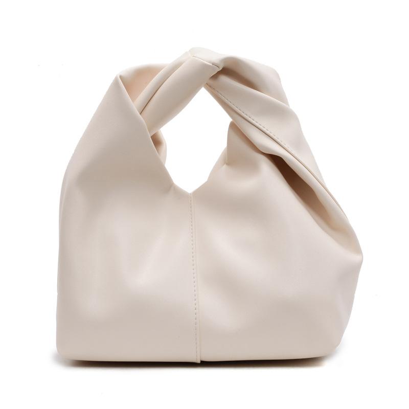 Niche design lazy wind commuter handbag female 2026 spring and summer texture hand bag