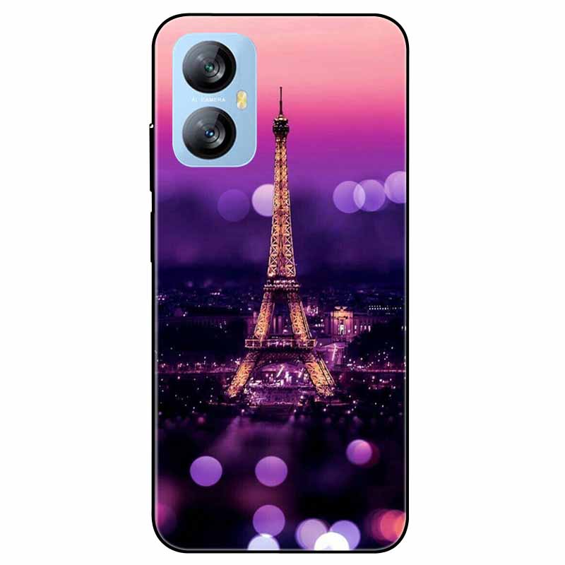 Für Blackview A52 Pro Hülle Handyhülle Stoßfeste Schwarz lackierte TPU Hülle für Blackview A52 Pro Silikon Weicher Bumper A52Pro Süß