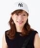 New Era Cap 11434003 Free Men's (JP, Alphabet, Size, White/Black)