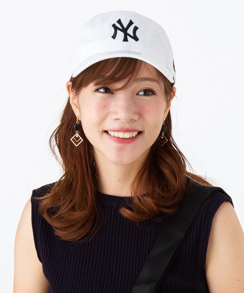 New Era Cap 11434003 Free Men's (JP, Alphabet, Size, White/Black)