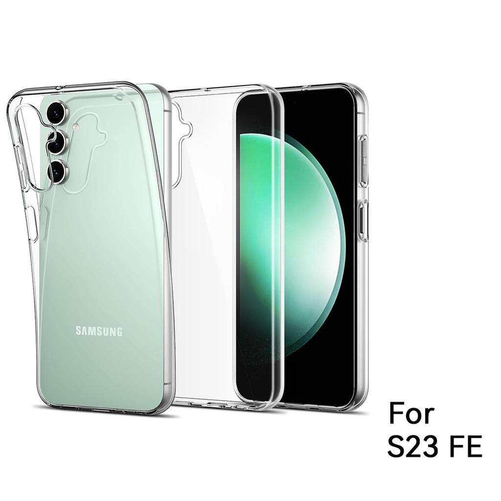 Ultra Thin Clear Silicone Case For Samsung Galaxy S23 S22 S21 S20 Ultra Plus FE Cover for Samsung Note 10 Plus 20 Ultra Funda