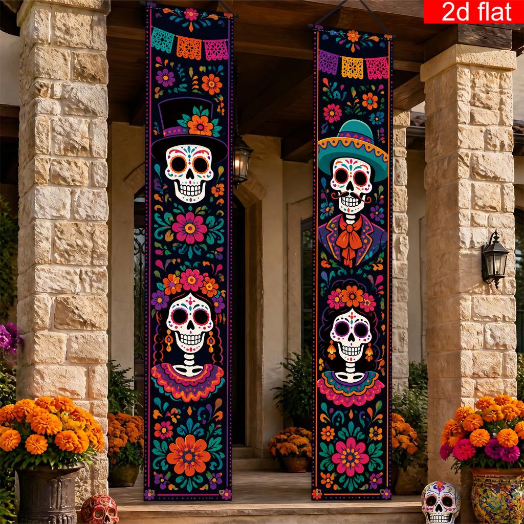 Banner 2pcs Set Party Decor for Porch