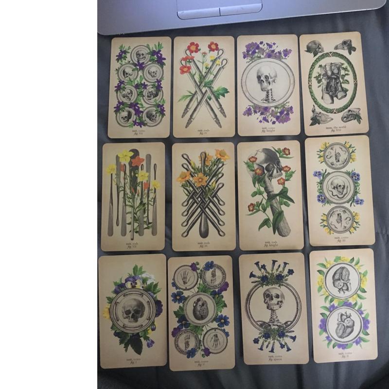 The Antique Anatomy Tarots 78-Card Deck Full English Oracle Cards Divination Fate Family Party Board Game