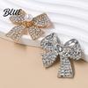 Lightweight Bow Accessory Brooch Pin 3D Design with Imitation Pearl