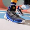 Anta Thompson KT4 Playoffs Mid Basketball Shoes Men Basketball Shoes Black Blue 11921101-2