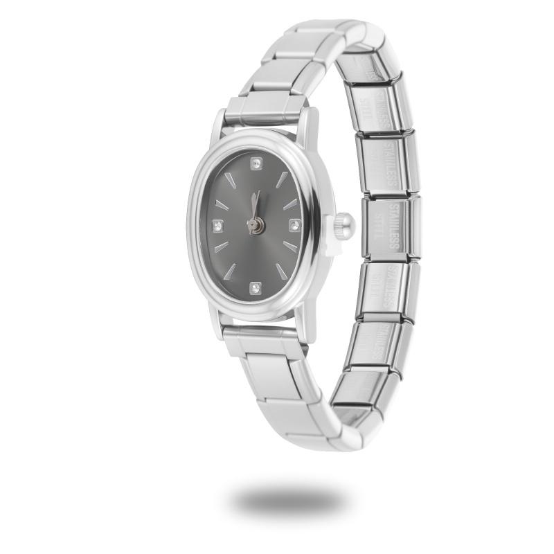 Vintage Luxury High Quality Women's Men's Stainless Steel Windmill Shaped Watch Bracelet For Friend Birthday DIY Jewelry Gifts