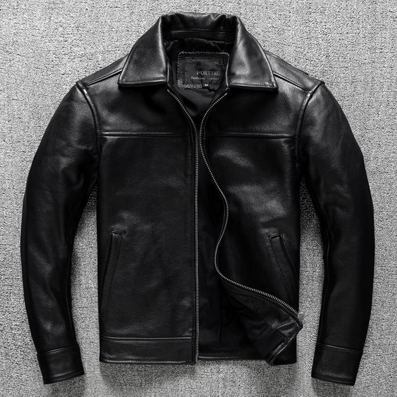PU Leather Jacket Men's Business Casual Autumn and Winter Large Size Jacket