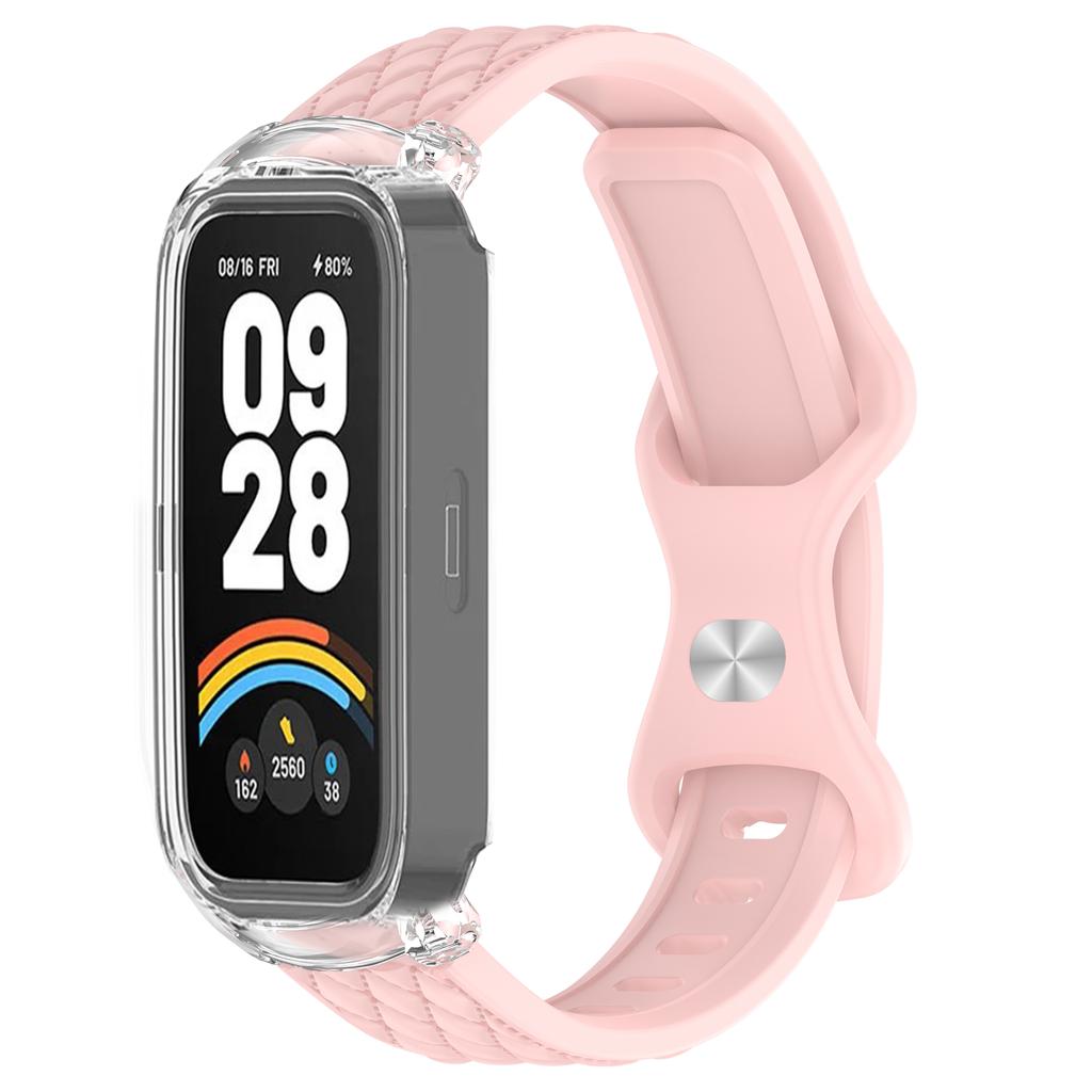 Case+Strap for Xiaomi mi band 9 8 active smartwatch accessories sprot Silicone bracelet correa PC shell Cover for Redmi band 2 3