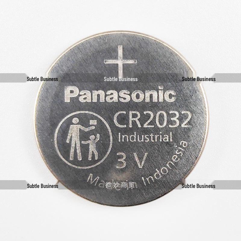 Panasonic CR2032 3V Lithium Coin Battery for Remotes & Motherboards – Industrial Pack