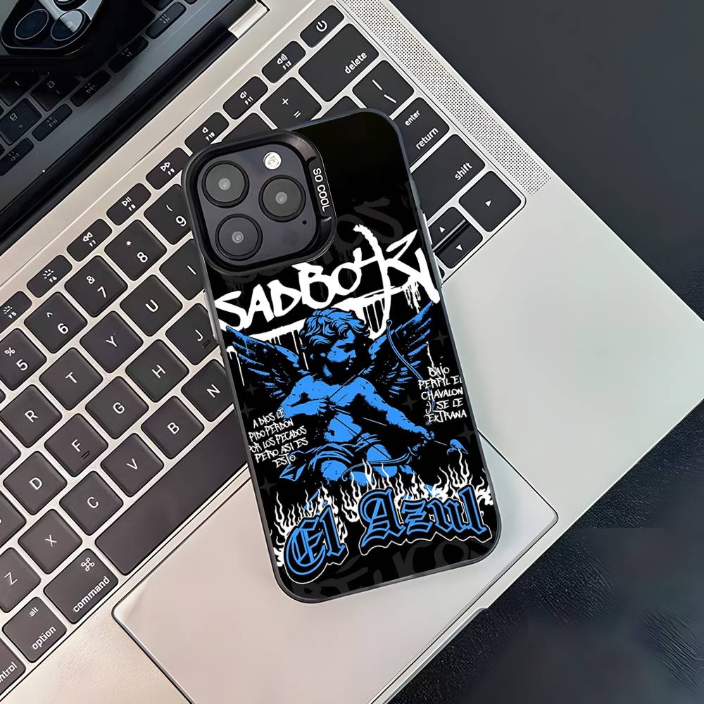 

$AD BOYZ 4 LIFE For iPhone 17,16,15,14,13,12,11,Pro,MAX,Plus Black Shockproof Candy Matte Cover iPhone13