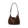 Ladies Soft Frosted Cow Leather Durable Shoulder Bag Female Retro Casual Cowhide Handbag Women Fashi Trend Luxury Designer Bag