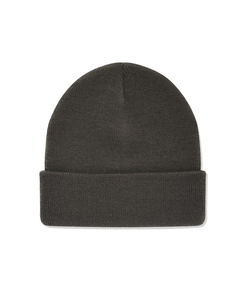 WACKY WILLY Label Beanie Olive Green