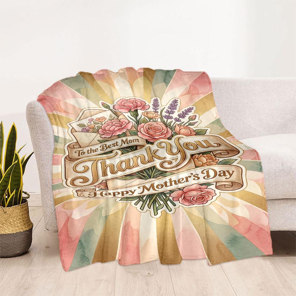 Mother's Love And Strength Blanket Suitable for sofas,travel, living rooms also a good gift for friends and family Suitable for all seasons.
