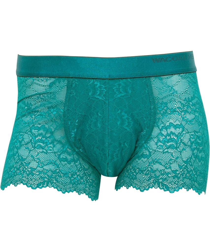 Wacoal Men's Lace Boxer Briefs, Designed for Beauty and Comfort, Regular Length, Front Closure, Underwear [2022 Good Design Award Winner] WT3822 TU L