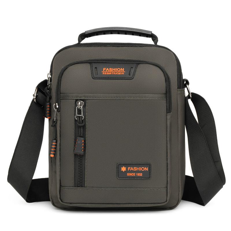 Oxford Canvas Mens Business Casual Shoulder Bag With Stitching For Daily Commuting