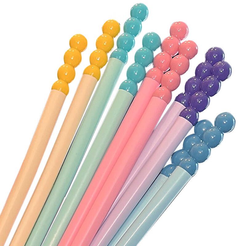 Portable Macaron Candy Bean Chopsticks Set