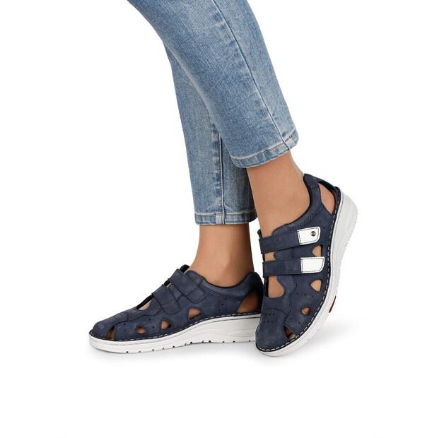 Женские слипоны на липучке Berkemann Larena 03100 navy