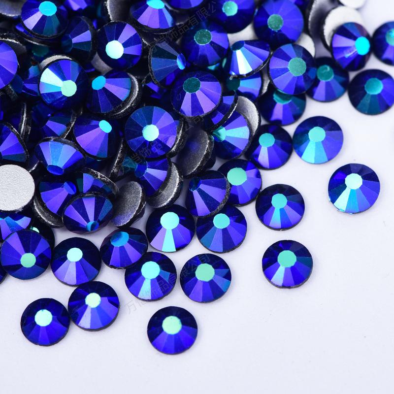 Nail Art Rhinestone Crystal Glass Accessories Diy Flat-Bottomed Drill, Mobile Phone Case Colorful Guomao A Diamond Accessories Accessories Accessories