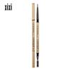 Makeup Xixi Golden Chopsticks Double-Ended Eyebrow Pencil - Ultra-fine Triangle, Waterproof & Smudge-Proof for Natural Brows