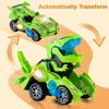 2 In 1 Deformation Car Toys Automatic Transform Robot Model Dinosaur With Light Music Early Educational Dino Toy For Boy Gift