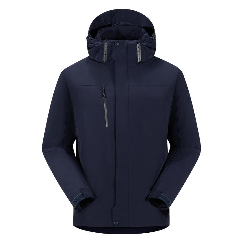 Пуховик Пара Три в одном Зимняя Новая Белая Утиная Пуховая Куртка 85 Пух Соответствующая — фото 3