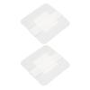 2 Stück 10x10cm Schaumstoff-Wundauflage mit Kleberand Wundverband Verband Randierte Klebende Schaumstoff-Wundauflage für die Wundpflege
