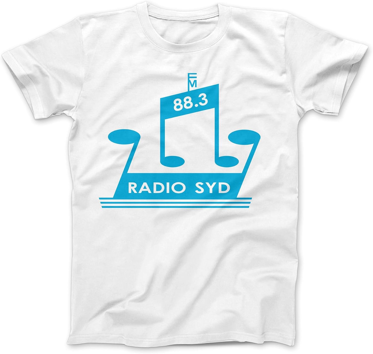 Radio Syd 88.3 As Worn by Brian Jones Men T Shirt XS белый