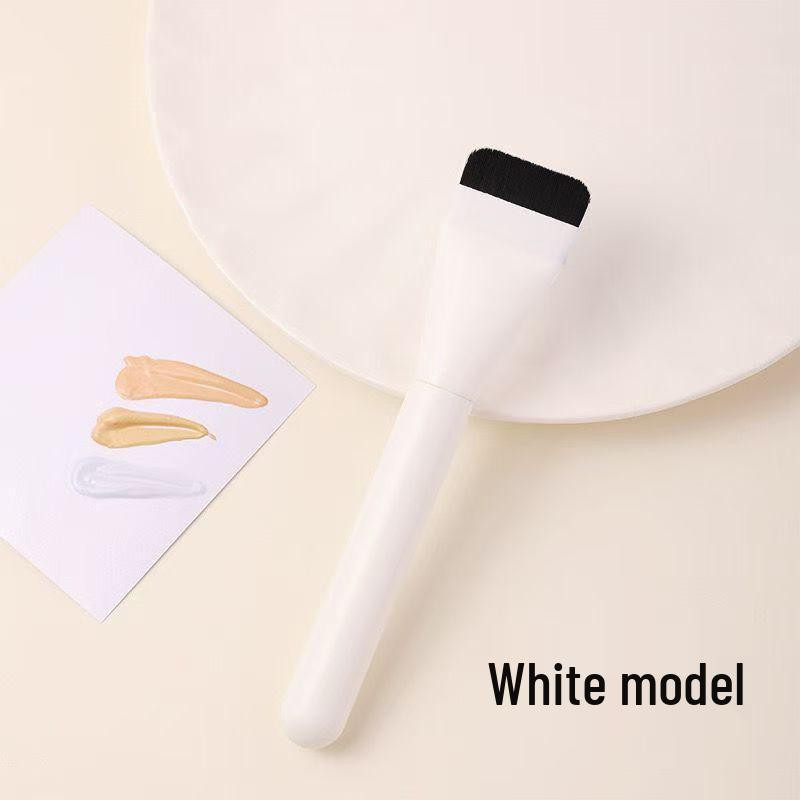 Ultra-Thin Fishtail Crescent Foundation Brush Set - Flat Head, Non-Powder Absorbing Beauty Tool