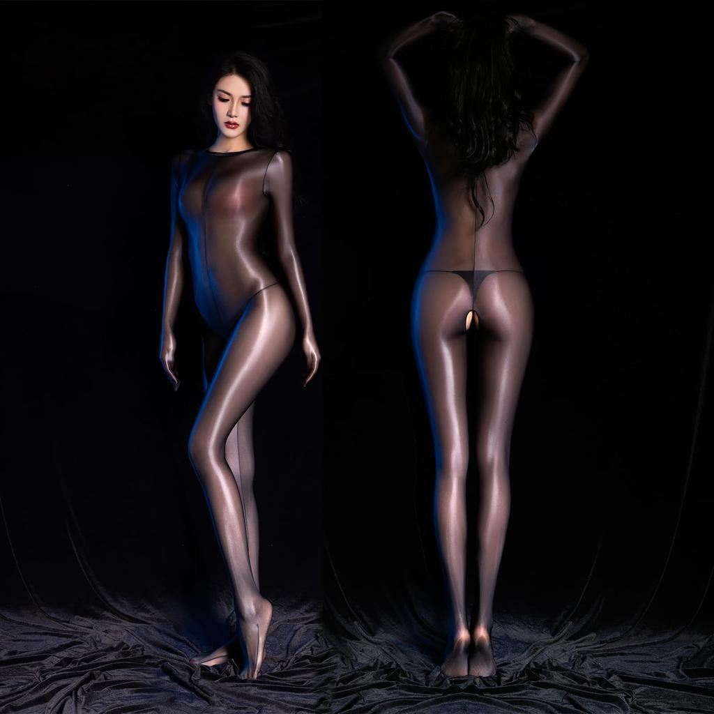 SENMH00 Full Body Body Body Full Body High Leg Open Sexy Bodycon One Unisex Tights, Stockings, Tights, Pantyhose, Leotard, Perforated, Crotch,