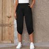 Summer 2023 Hot-Selling Women's Fashion Casual Elastic Crop Pants