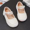 Girl princess 2025 new children's foreign style leather shoes soft sole single shoes little girl baby shoes fashionable and versatile