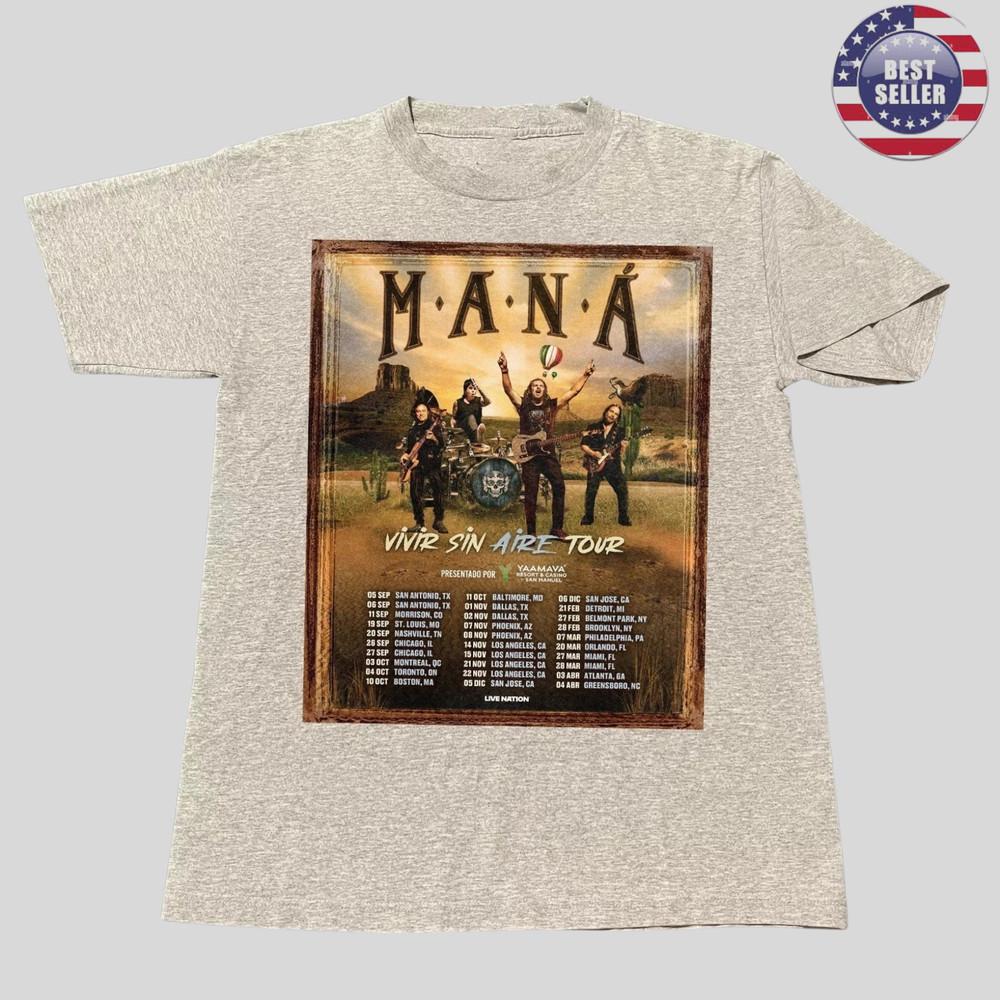 Fastship Mana Band Tour 2025 Cotton T Shirt Unisex T-Shirt S