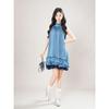 Guzao Qianjin Lace-up Halterneck Dress 2025 Summer New Arrival Small Sweet Cinched Slimming Jumpsuit Skirt