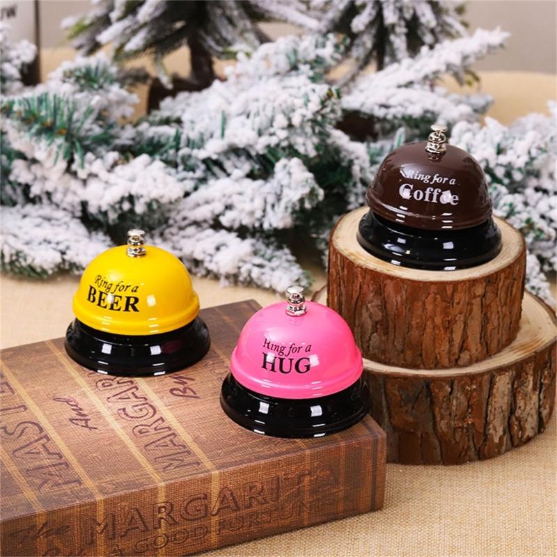 Set of 3 Creative Reminder Bells Desk Calls Bells Kitchen Bells Service Bells for Hotel Restaurant Kitchen Shop School