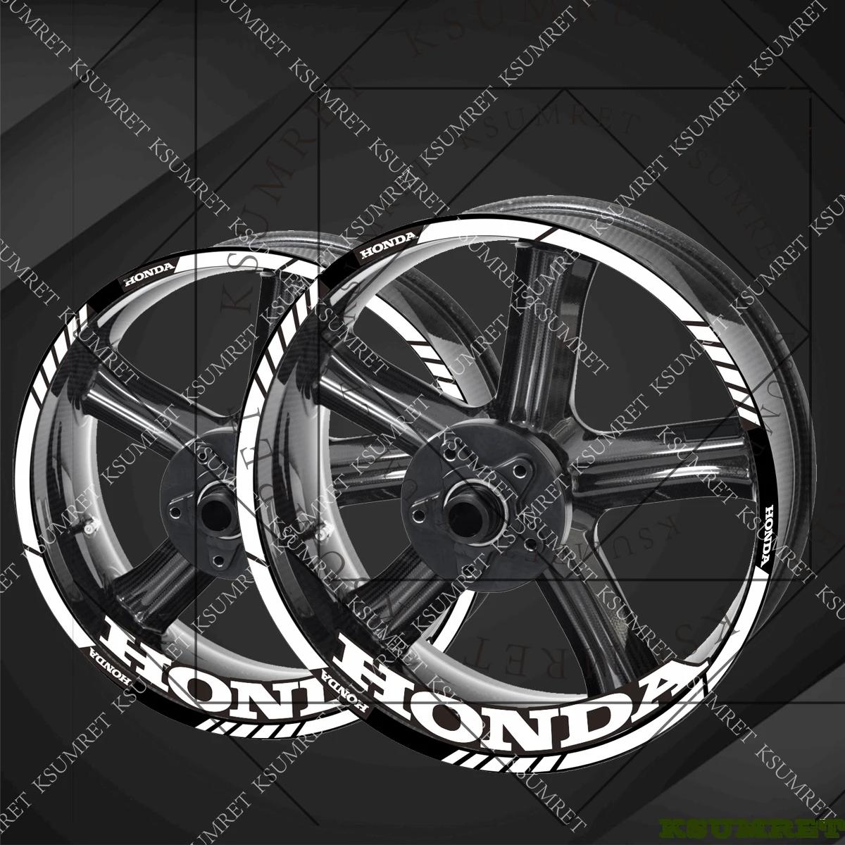 AAAHW1 17-18 Inch Universal For Honda Motorcycle Wheel Sticker Decals