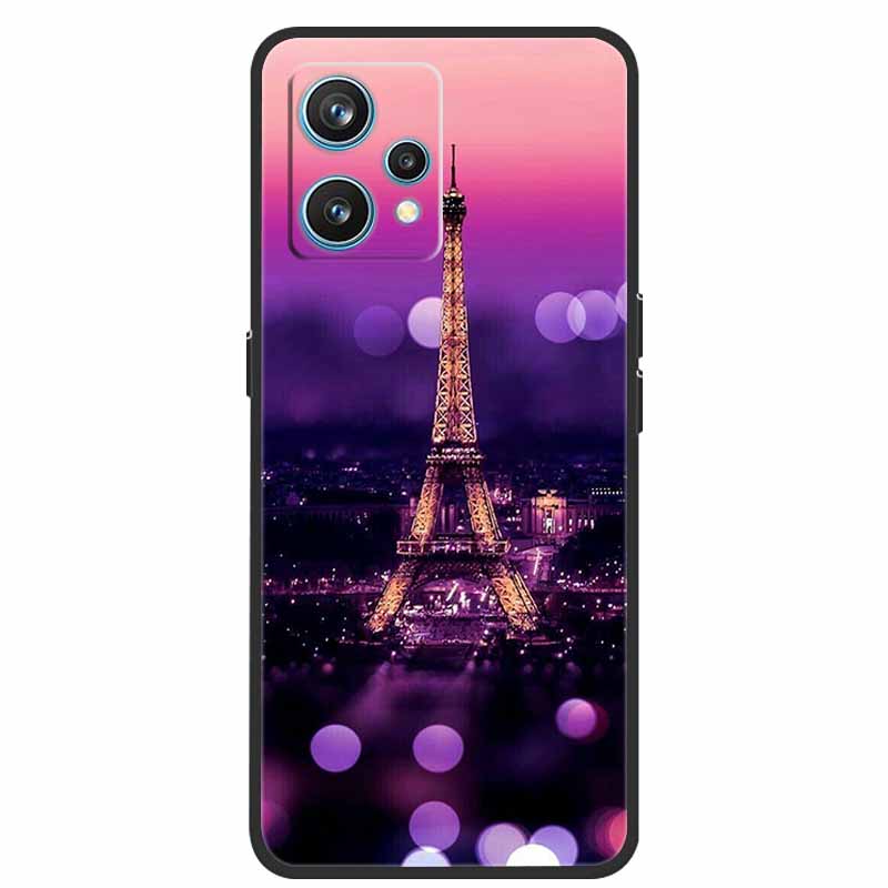 For Realme 9 Case RMX3521 Shockproof Soft silicone TPU Back Cover For Realme9 4G Phone Cases Realme 9 6.4 inch Cute Cartoon Bag