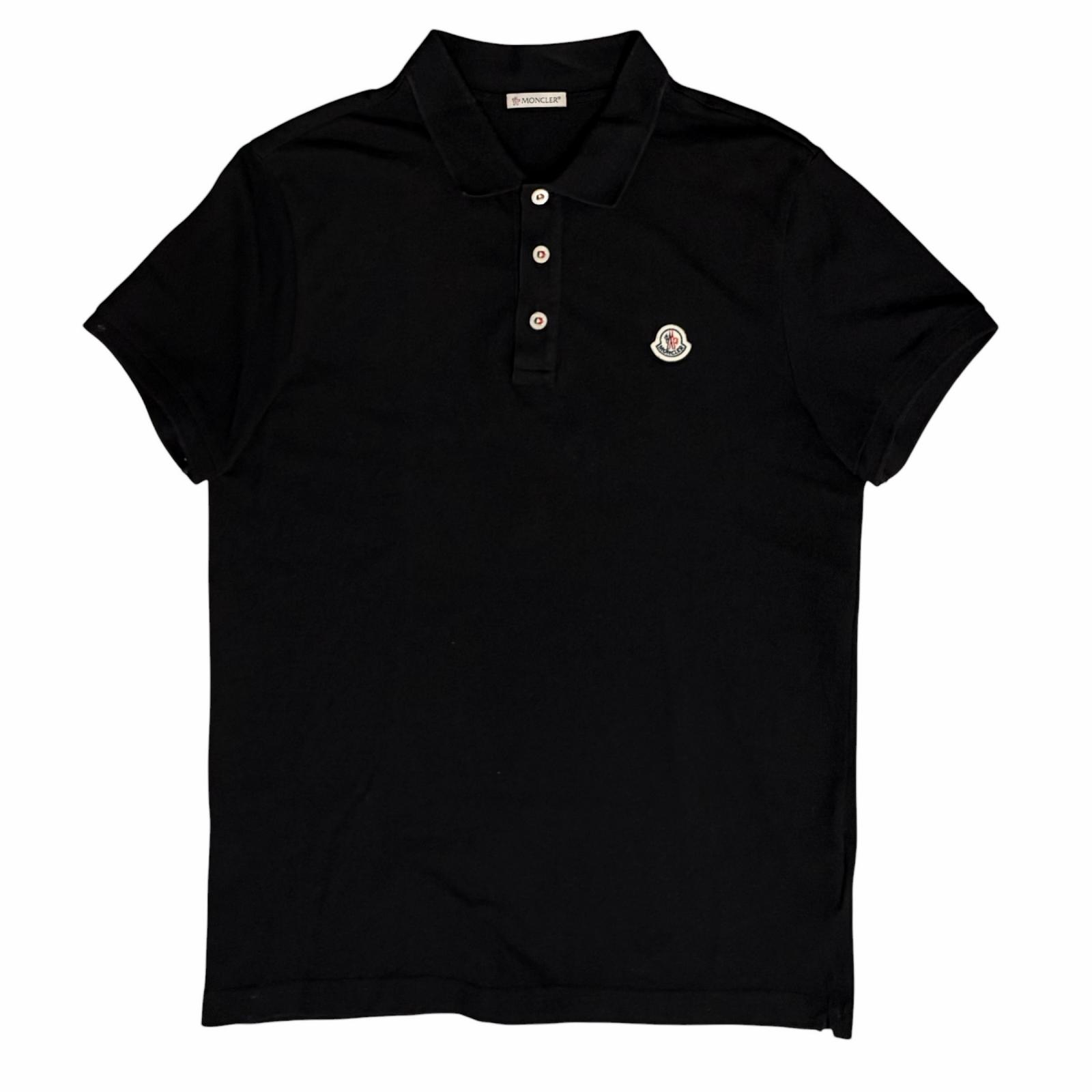 MONCLER Polo Shirt Black Men s Size M Model G10918A7070084556