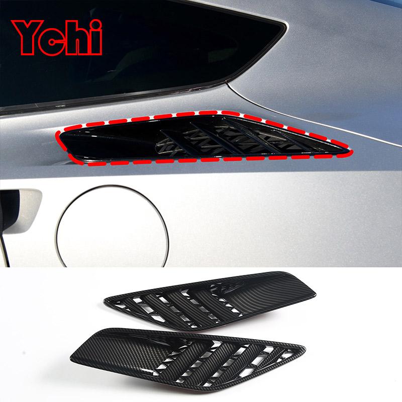For Chevrolet Corvette C7 2014-2019 ABS Carbon Fiber Interior Kit Dashboard Console Gear Shift Panel Decoration Cover Stickers