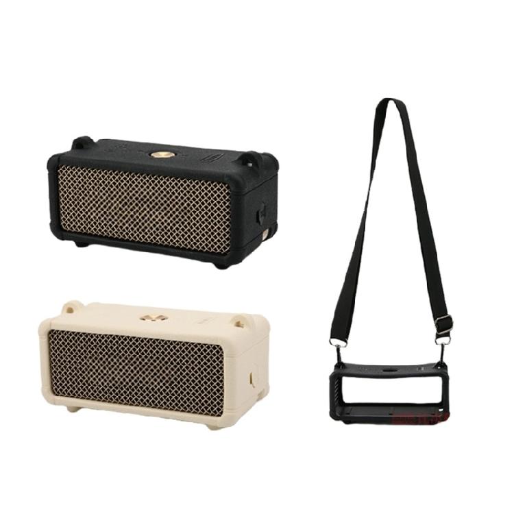 Travel Silicone Speaker Case With AntiSlip Rubber Base Adjustable Carry Strap Shockproof Protections for EmbertonIII