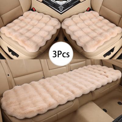 Car Seat Cushion Universal Winter Warm Vehicle Seat Cover Ultra-Soft Auto Chair Protector Pad For Car Interior Accessories