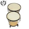 M MBAT Wooden Bongo Drum High Quality Percussion Instrument 6 Inch African Tambourine With Wrench Music Accessories Rhythm Gift