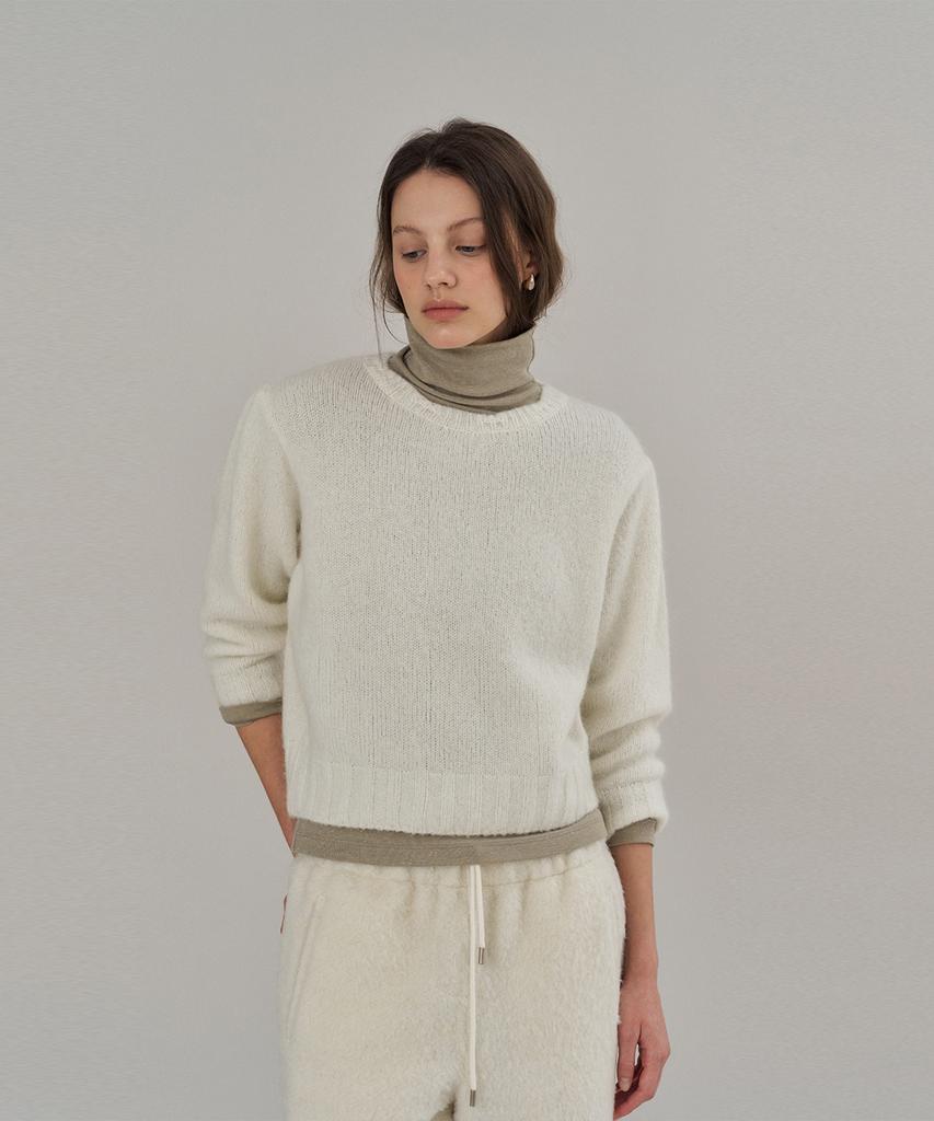 Deolil Jane Mohair Knit_Ivory