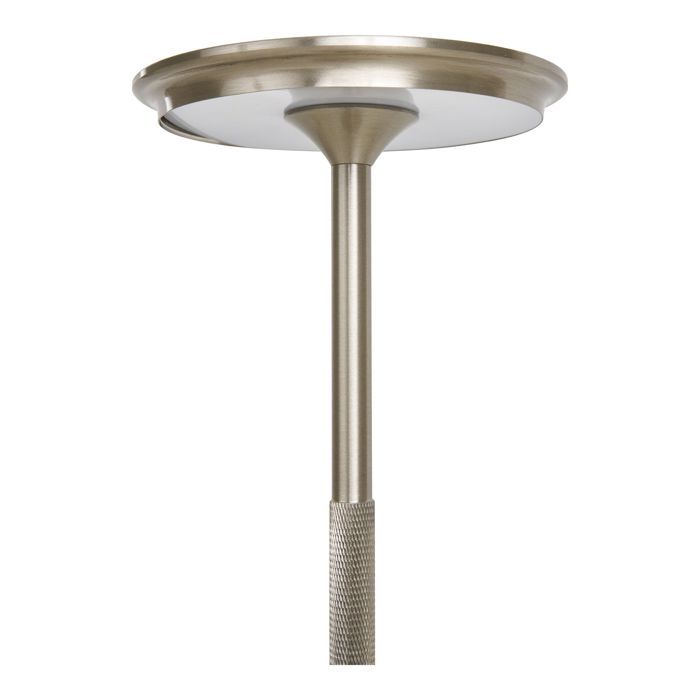 Lampe de table - EBUY24 - Lyneham - LED rechargeable - Aluminium - Argenté