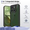 Case For Motorola Moto Edge 50 60 Pro Fusion Stylus G86 G85 G84 G55 G54 G35 G15 Simple Black Matte Transparent Shockproof Cover