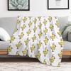 Ahiru Duck Chibi Throw Blanket Plush Fuzzy Cozy Blanket for Couch Sofa
