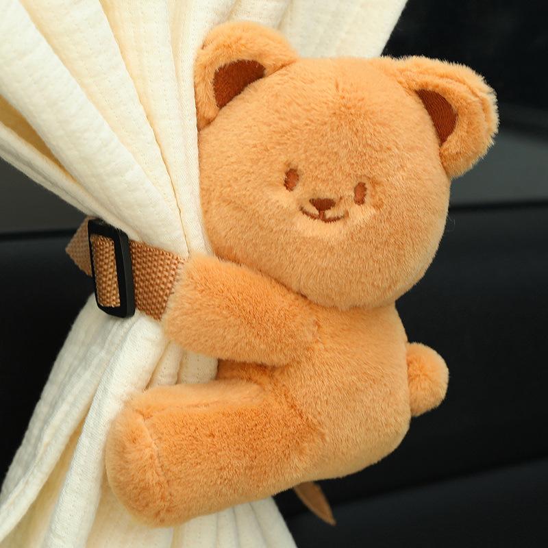 Cute cute animal panda rabbit strap rope doll home curtain buckle children's room decoration children's doll