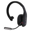 Trucker Bluetooth Headset with AI Noise Canceling Mic Mute Key Single Ear Wireless Headphones for Truck Driver Video