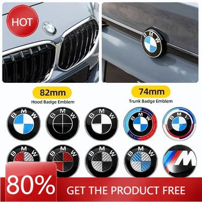2025 Hot 82mm 74mm Rear Boot Badges Front Hood Trunk Emblem Logo 50th Anniversary Edition for F10 F20 E46 E43 E63 E64 E90 E9