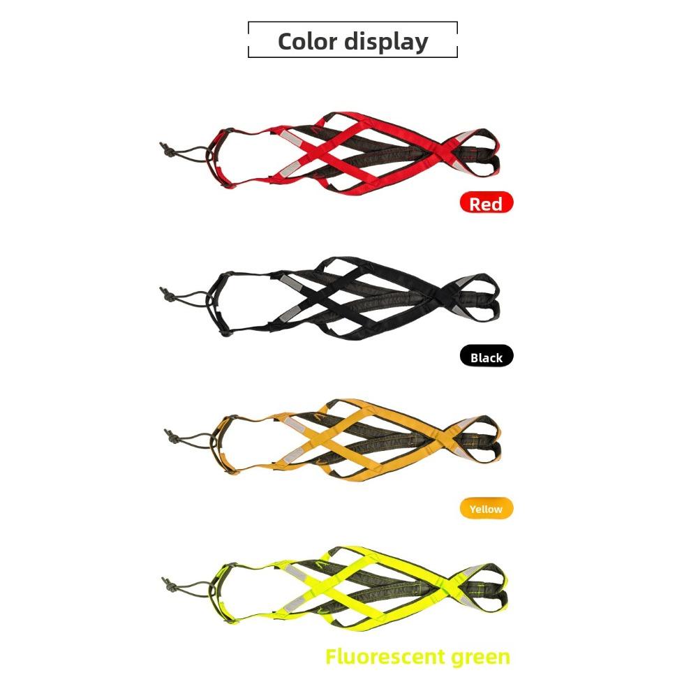 Colete Peitoral para Trenó ao Ar Livre para Cães, Correia de Tração para Treino de Peso para Cães, Corda de Tração para Esqui Husky Satsuma