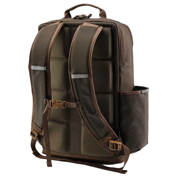 The North Face 22L Casual Fashion Zipper Closure Backpack Outdoor Bag Unisex Backpack Brown NF0A8BK4